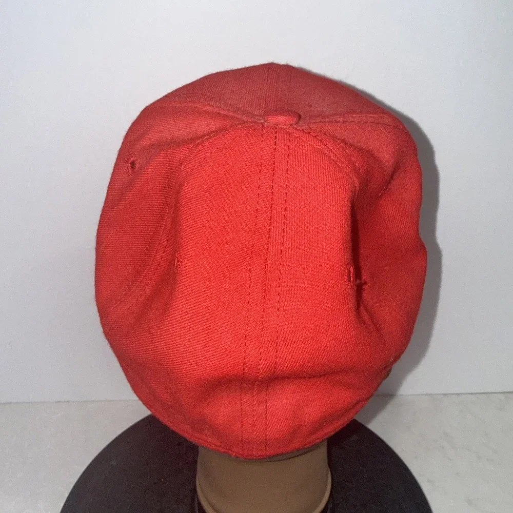 Vintage St. Louis Cardinals Hat Cap Fitted Mens 7   Red MLB New Era Made USA